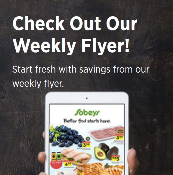 Sobeys Grocery Store Flyer Steinbach